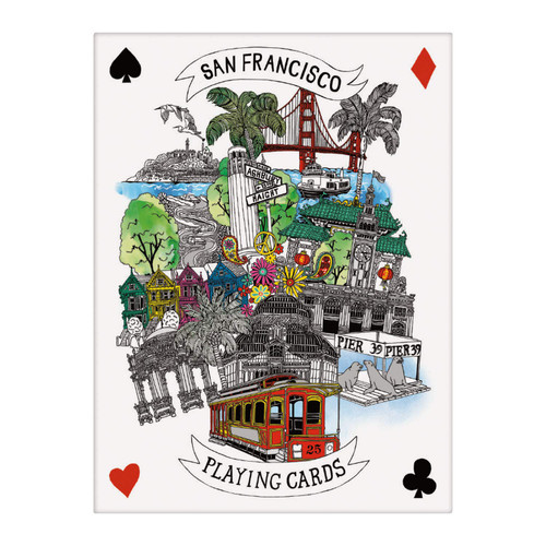 San Francisco Playing Cards (Miniature Edition) by Galison, Hennie Haworth, 9780735359192