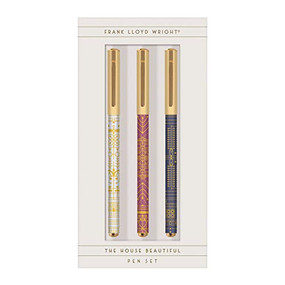 Frank Lloyd Wright The House Beautiful Everyday Pen Set by Galison, Frank Lloyd Wright, 9780735360266