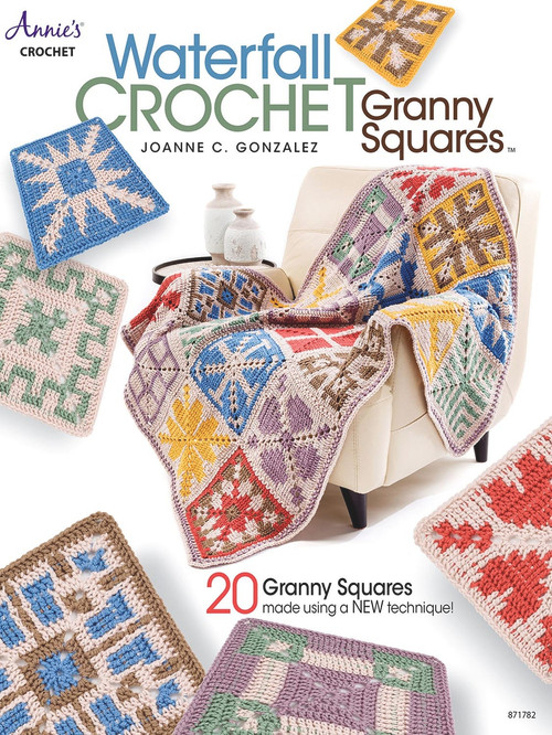 Waterfall Crochet Granny Squares by Joanne Gonzalez, 9781640254404