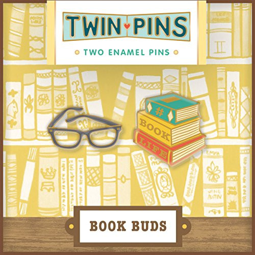 Book Buds Twin Pins (Two Enamel Pins) by Chronicle Books, 9781452159836