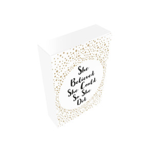 She Believed She Could So She Did (52 Beautiful Cards of Inspiring Quotes and Empowering Affirmations) by Summersdale, 9781787835184