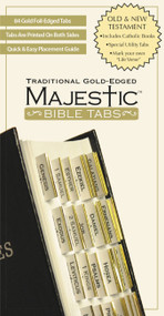 Majestic Traditional Gold-Edged Bible Tabs by Ellie Claire, 9781934770139