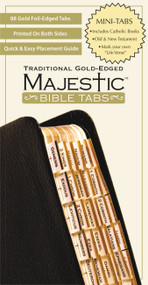 Majestic Traditional Gold Bible Tabs mini by Ellie Claire, 9781934770870