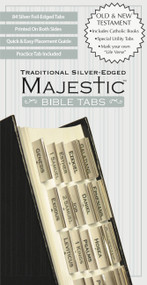 Majestic Traditional Silver-Edged Bible Tabs by Ellie Claire, 9781934770917