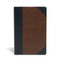 KJV Large Print Personal Size Reference Bible, Black/Brown Leathertouch by Holman Bible Publishers, 9781087734071