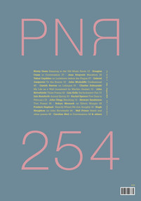 PN Review 254 by Michael Schmidt, Andrew Latimer, 9781784108335