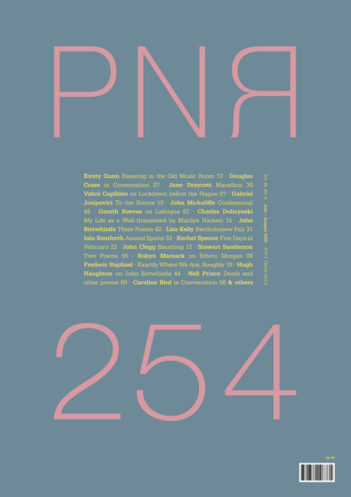 PN Review 254 by Michael Schmidt, Andrew Latimer, 9781784108335