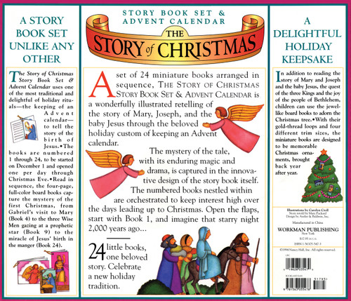 The Story of Christmas Story Book Set and Advent Calendar by Carolyn Croll, Workman Calendars, 9780761152507