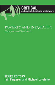 Poverty and Inequality by Chris Jones, Tony Novak, 9781447316152