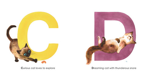 ABC Cats: An Alpha-Cat Book by Lesléa Newman, Isabella Kung, 9781536209945