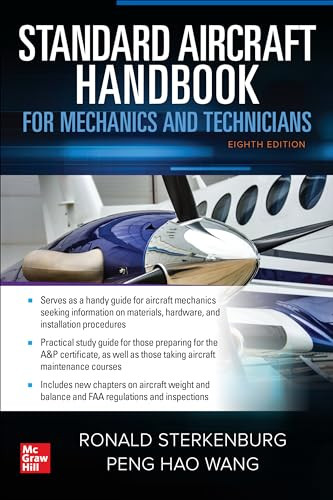Standard Aircraft Handbook for Mechanics and Technicians, Eighth Edition by Ron Sterkenburg, Peng Hao Wang, 9781260468922