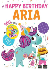 Happy Birthday Aria by Hazel Quintanilla, 9781728211510