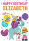 Happy Birthday Elizabeth by Hazel Quintanilla, 9781728211725