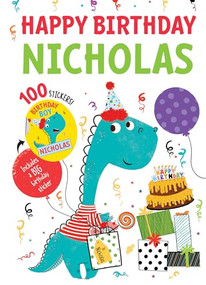 Happy Birthday Nicholas by Hazel Quintanilla, 9781728212265