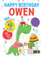 Happy Birthday Owen by Hazel Quintanilla, 9781728212319