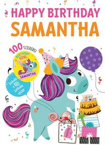 Happy Birthday Samantha by Hazel Quintanilla, 9781728212371