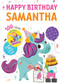 Happy Birthday Samantha by Hazel Quintanilla, 9781728212371