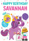Happy Birthday Savannah by Hazel Quintanilla, 9781728212395