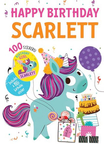 Happy Birthday Scarlett by Hazel Quintanilla, 9781728212401