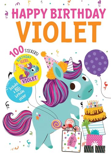 Happy Birthday Violet by Hazel Quintanilla, 9781728212463