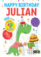 Happy Birthday Julian by Hazel Quintanilla, 9781728225708