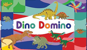 Dino Domino by Caroline Selmes, 9781786273581
