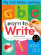 Learn to Write - Letter Tracing and Writing Practice (Pencil Control, Line Tracing, Letter Formation and More for Ages 3 and Up) by Lauren Crisp, Tiger Tales, 9781664340077