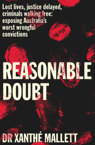 Reasonable Doubt by Xanthé Mallett, 9781760784843