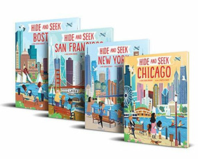 Hidden Picture Books for Kids Gift Set (Seek and Find Books in Chicago, Boston, New York City, and San Francisco) (Miniature Edition) by Erin Guendelsberger, Mattia Cerato, 9781728240633