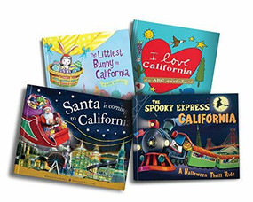 California Books for Kids Gift Set (Miniature Edition) by Lily Jacobs, Robert Dunn, Sandra Magsamen, Marcin Piwowarski, Steve Smallman, 9781728241890