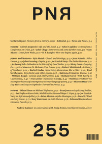 PN Review 255 by John McAuliffe, Michael Schmidt, Andrew Latimer, 9781784108342