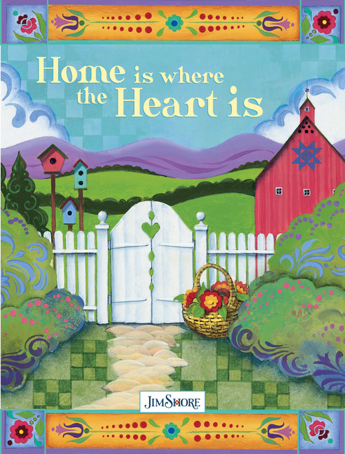 Home is Where the Heart is Lined Journal by Jim Shore, 9781641781169