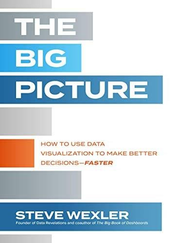 The Big Picture: How to Use Data Visualization to Make Better Decisions-Faster by Steve Wexler, 9781260473520