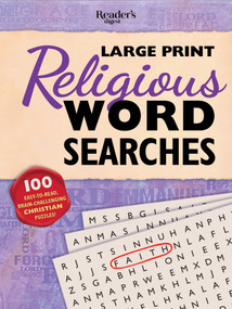 Reader's Digest Large Print Religious Word Search (100 Easy-to-read Brain-challenging Christian puzzles) by Reader's Digest, 9781621455103