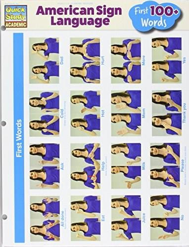 American Sign Language - First 100+ Words by BarCharts, Inc., 9781423228561
