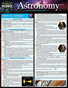 Astronomy (QuickStudy Laminated Reference Guide to Space, Our Solar System, Planets and the Stars) by BarCharts, Inc., 9781423234654