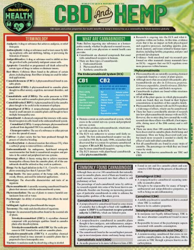 CBD & Hemp (a QuickStudy Laminated Reference) by Joel Hathaway, 9781423241751