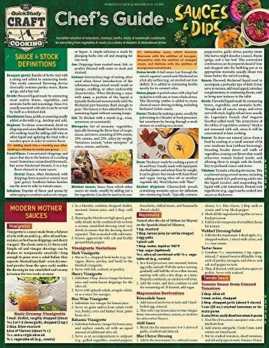 Chef's Guide to Sauces & Dips (a QuickStudy Laminated Reference) by Chef Jay Weinstein, 9781423241775
