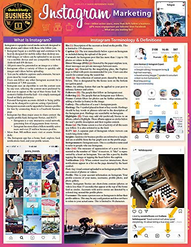 Instagram Marketing (a QuickStudy Laminated Reference Guide) by Jennifer Herman, MFS, 9781423239833