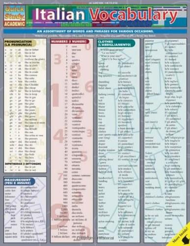 Italian Vocabulary - 9781572228283 by Levi, Joseph, 9781572228283