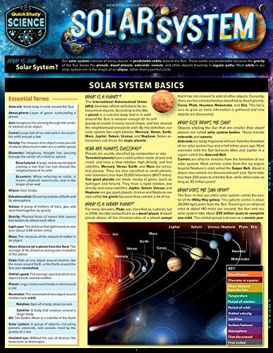 Solar System (a QuickStudy Laminated Reference Guide) by John Roch, PhD, 9781423236597