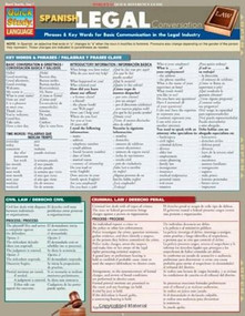 Spanish Legal Conversation by BarCharts, Inc., 9781423205340