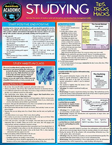 Studying Tips, Tricks & Hacks (QuickStudy Laminated Reference Guide to Grade Boosting Techniques) by BarCharts, Inc., 9781423234791