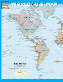 World & U.S. Map by BarCharts, Inc., 9781423220534