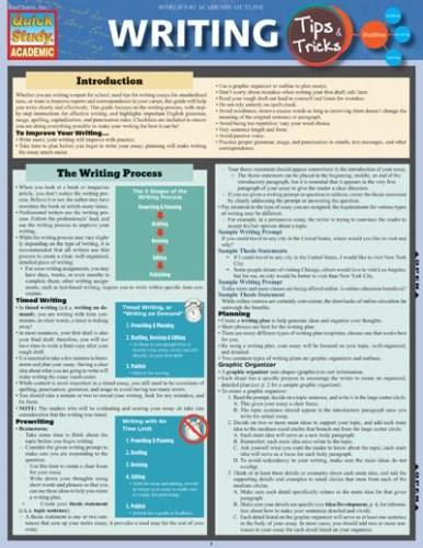 Writing Tips & Tricks by Scerbo, Lauren, 9781423217763