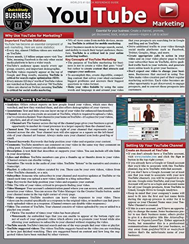 YouTube Marketing (a QuickStudy Laminated Reference Guide) by Brooks, Rich, flyte new media, 9781423236627