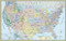 U.S. Map Poster (32 x 50 inches) - Laminated (- a QuickStudy Reference) by Specialists, Mapping, 9781423220817