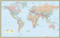 World Map Poster (32 x 50 inches) - Laminated (- a QuickStudy Reference) by Specialists, Mapping, 9781423220831