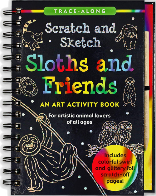 SCRATCH & SKETCH SLOTHS & FRIENDS, 9781441329240