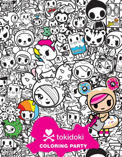 tokidoki Coloring Party by tokidoki, 9781454943372